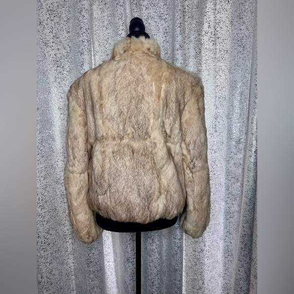 Vintage Never worn real rabbit fur jacket - Picture 3 of 7